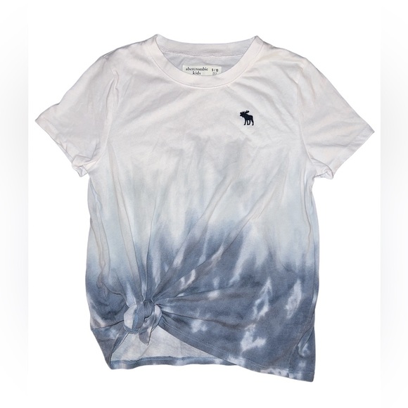 abercrombie kids Other - 𝅺Abercrombie Kids Girls Tie Front Tie Dye Short Sleeve Tee Size 9/10